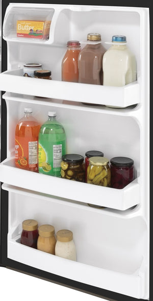 GE 17.5-cu ft Top-Freezer Refrigerator ( Silver ) ENERGY STAR Certified