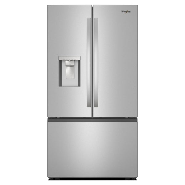 Whirlpool Standard-Depth 29.58-cu ft 3 -Door French Door Refrigerator with Ice Maker with Water and Ice Dispenser ( Fingerprint Resistant Stainless Finish ) ENERGY STAR Certified