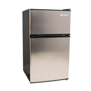 EdgeStar 3.1-cu ft Mini Fridge with Freezer ( Stainless Steel ) Garage Ready ENERGY STAR