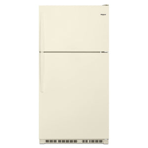 Whirlpool 20.5-cu ft Top-Freezer Refrigerator ( Biscuit )