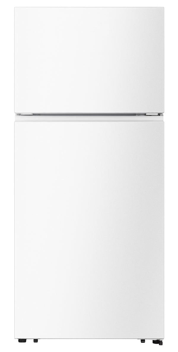 Hisense 18-cu ft Top-Freezer Refrigerator ( White ) Garage Ready ENERGY STAR Certified