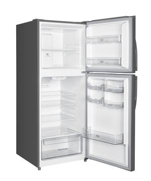 Premium Levella 10.0-cu ft Counter-Depth Top-Freezer Refrigerator ( Stainless steel )