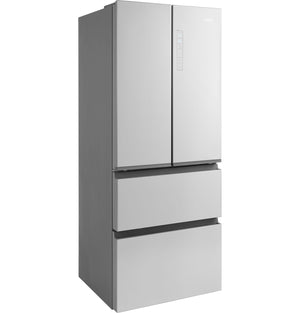 Haier Counter-Depth 14.5-cu ft 4 -Door French Door Refrigerator Optional (sold separately) ( Stainless Steel )