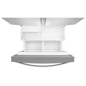 Whirlpool Standard-Depth 19.7-cu ft 3 -Door French Door Refrigerator with Ice Maker with Water Dispenser ( Fingerprint Resistant Stainless Steel )