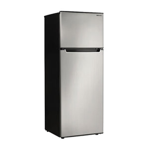 Bevoi 7.3-cu ft Counter-Depth Top-Freezer Refrigerator ( Stainless Steel )