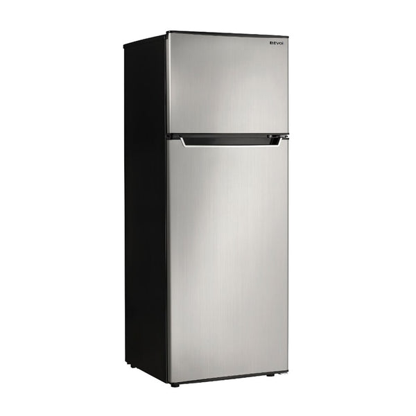 Bevoi 7.3-cu ft Counter-Depth Top-Freezer Refrigerator ( Stainless Steel )