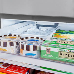 LG Counter-Depth Craft Ice 22.5-cu ft 4 -Door Smart Compatible French Door Refrigerator with Dual Ice Maker with Water and Ice Dispenser and Door within Door ( PrintProof Stainless Steel ) ENERGY STAR Certified