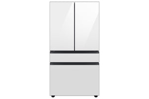 Samsung Bespoke 22.8-cu ft 4-Door Counter-Depth Refrigerator with Beverage Center (4 Panels Sold Seperately)