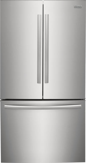 Frigidaire Gallery Counter-Depth 23.3-cu ft 3 -Door French Door Refrigerator with Ice Maker with Water Dispenser ( Fingerprint Resistant Stainless Steel ) ENERGY STAR Certified