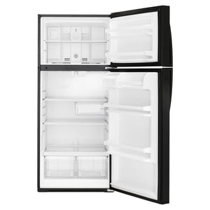 Whirlpool 14.3-cu ft Top-Freezer Refrigerator ( Black )