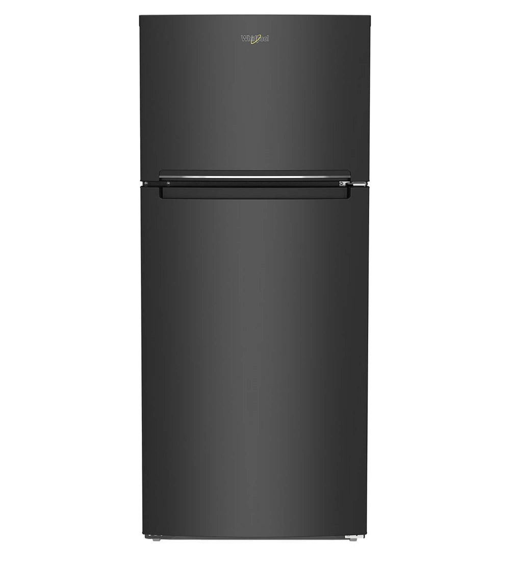 Whirlpool 16.3-cu ft Counter-Depth Top-Freezer Refrigerator ( Black )