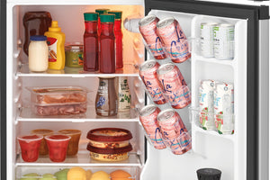 Frigidaire 4.5-cu ft Mini Fridge with Freezer ( Silver Mist ) ENERGY STAR