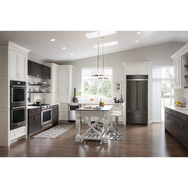 KitchenAid Standard-Depth 24.2-cu ft 3 -Door Built-In French Door Refrigerator with Ice Maker ( Panel Ready ) ENERGY STAR Certified