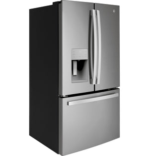 GE 25.6-cu ft French Door Refrigerator with Ice Maker, Water and Ice Dispenser (Fingerprint-resistant Stainless Steel) ENERGY STAR