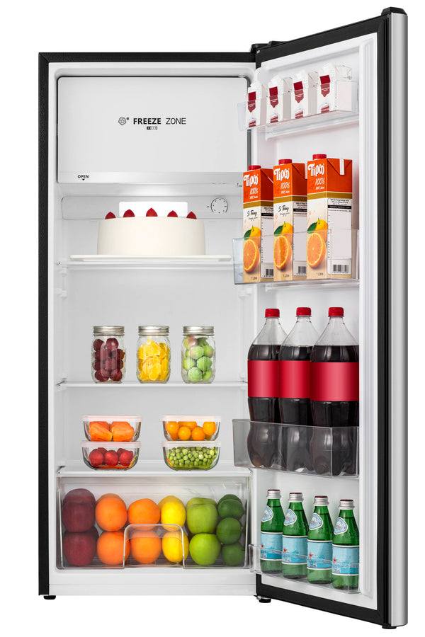 Hisense 5.9-cu ft Mini Fridge with Freezer ( Silver ) ENERGY STAR