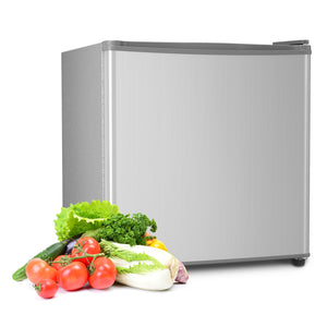 COWSAR 1.4-cu ft Mini Fridge with Freezer ( Gray ) Garage Ready
