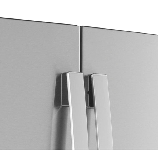 GE Counter-Depth 23.1-cu ft 3 -Door French Door Refrigerator with Ice Maker ( Stainless Steel ) ENERGY STAR Certified