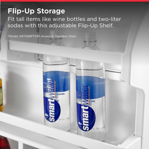 Amana 18.2-cu ft Top-Freezer Refrigerator ( Black )