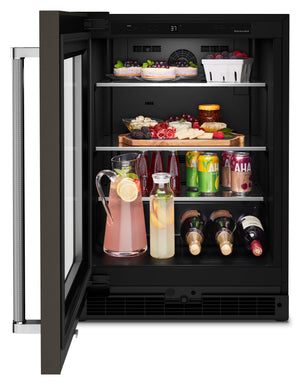 KitchenAid 5.2-cu ft Built-In Mini Fridge ( Stainless Steel )