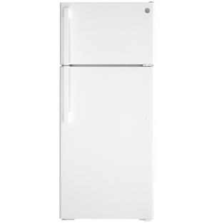 GE 17.5-cu ft Top-Freezer Refrigerator with Ice Maker ( White ) ENERGY STAR Certified