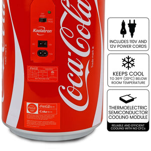 Coca-Cola 8 Can Portable 5.4L Personal Cooler 0.19-cu ft ( Red, White, Silver )