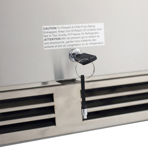 Avanti 5.4-cu ft Mini Fridge ( Stainless Steel ) Garage Ready