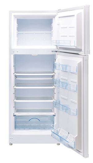UNIQUE Off-Grid 10.3-cu ft Counter-Depth Top-Freezer Refrigerator ( White )