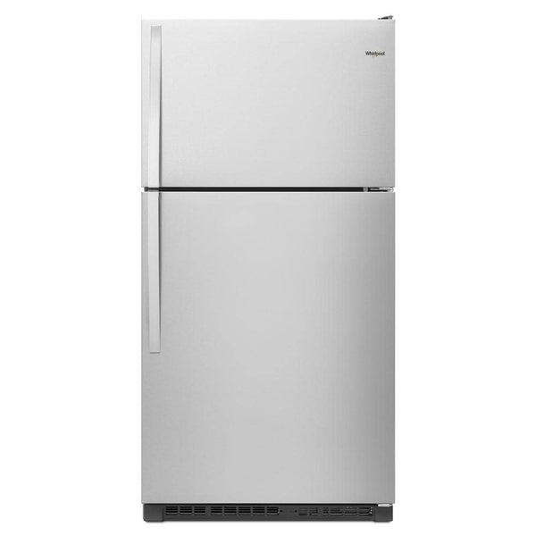 Whirlpool 20.5-cu ft Top-Freezer Refrigerator ( Fingerprint Resistant Stainless Steel )
