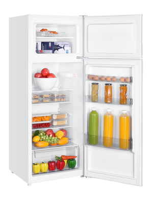 Premium Levella 7.3-cu ft Counter-Depth Top-Freezer Refrigerator ( White ) ENERGY STAR Certified