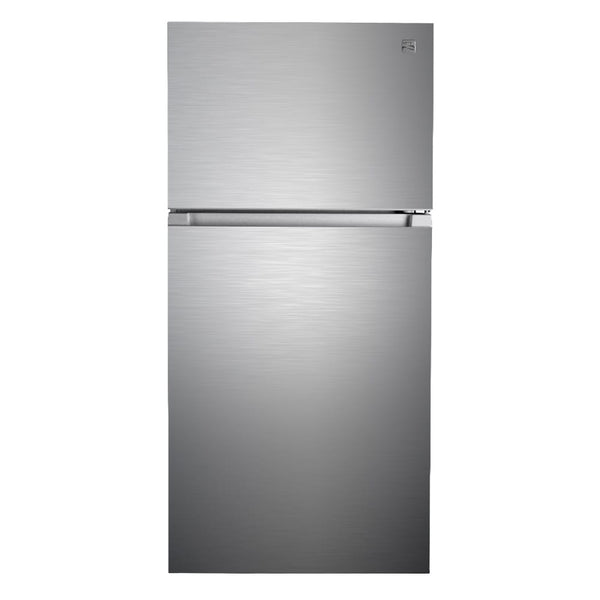 Kenmore 18.1-cu ft Top-Freezer Refrigerator with Ice Maker ( Stainless Steel ) ENERGY STAR Certified