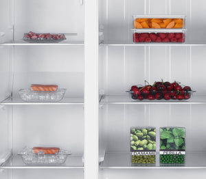 Impecca 18.8-cu ft Counter-Depth Side-by-Side Refrigerator Built-In ( White )