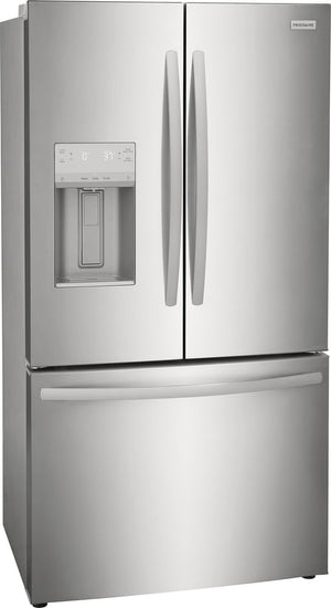Frigidaire Counter-Depth 22.6-cu ft 3 -Door French Door Refrigerator with Ice Maker with Water and Ice Dispenser ( Stainless steel ) ENERGY STAR Certified