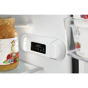 Whirlpool 11.6-cu ft Counter-Depth Top-Freezer Refrigerator ( Black )