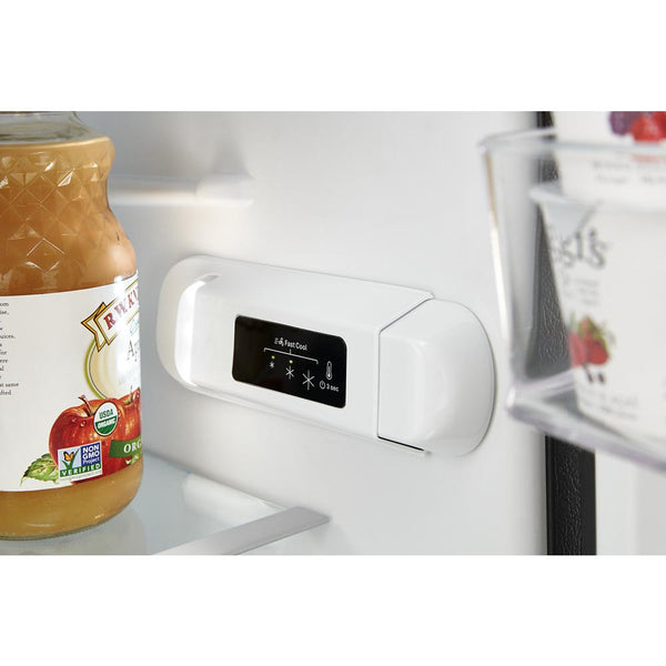 Whirlpool 11.6-cu ft Counter-Depth Top-Freezer Refrigerator ( Black )