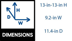 Cooluli Infinity 0.35-cu ft Mini Fridge ( Black ) Garage Ready