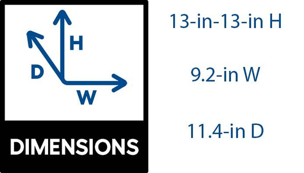 Cooluli Infinity 0.35-cu ft Mini Fridge ( Black ) Garage Ready