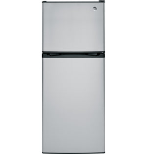 GE 11.55-cu ft Counter-Depth Top-Freezer Refrigerator ( Stainless steel ) ENERGY STAR Certified