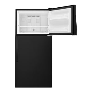 Whirlpool 18.2-cu ft Top-Freezer Refrigerator ( Black )