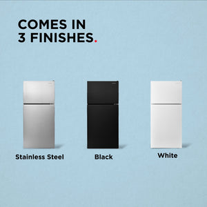 Amana 18.2-cu ft Top-Freezer Refrigerator ( Black )