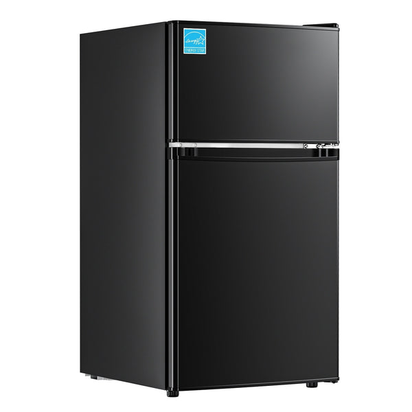 Upstreman 3.1-cu ft Mini Fridge with Freezer(Black)ENERGY STAR