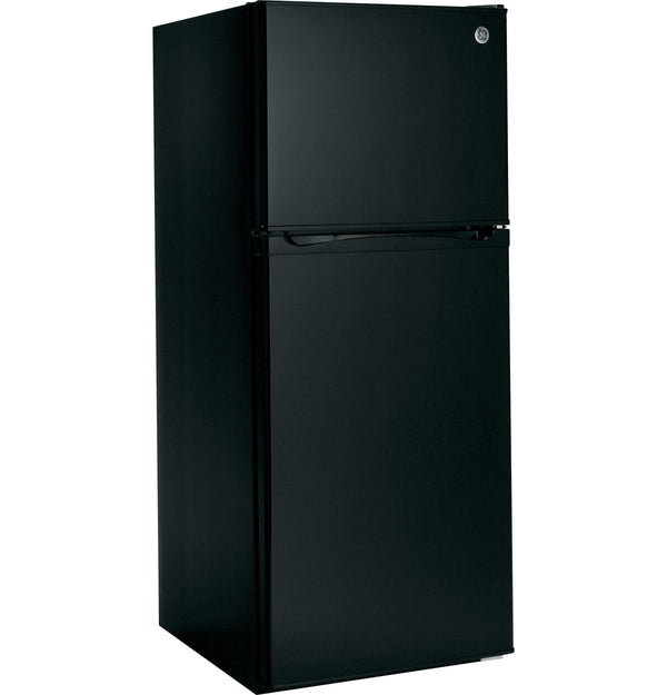 GE 11.55-cu ft Counter-Depth Top-Freezer Refrigerator ( Black ) ENERGY STAR Certified