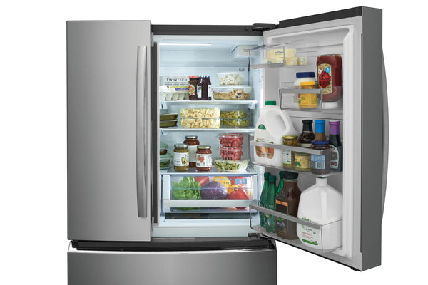 Frigidaire Gallery Standard-Depth 27.2-cu ft 4 -Door French Door Refrigerator with Ice Maker with Water Dispenser ( Fingerprint Resistant Stainless Steel ) ENERGY STAR Certified
