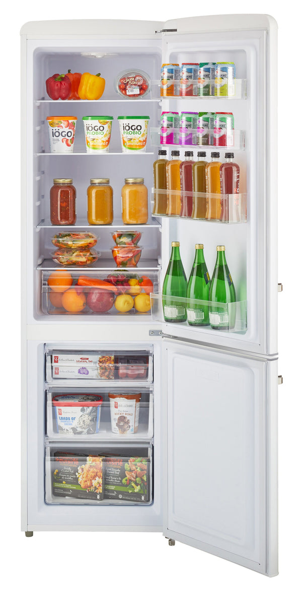 UNIQUE Off-Grid 10.0-cu ft Counter-Depth Bottom-Freezer Refrigerator Marshmallow white )