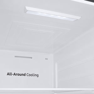 Samsung 28-cu ft Side-by-Side Refrigerator Smart Compatible with Ice Maker with Ice Dispenser ( Fingerprint Resistant Stainless Steel )