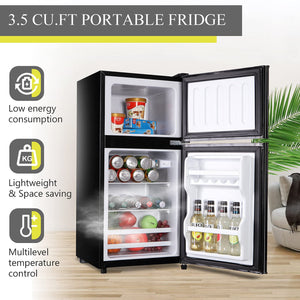 Jeremy Cass 3.5-cu ft with Freezer ( Black )
