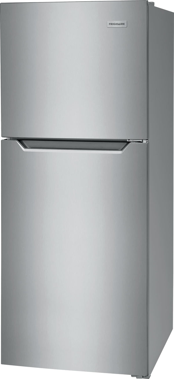 Frigidaire 10.1-cu ft Counter-Depth Top-Freezer Refrigerator ( Fingerprint-Resistant Stainless Look ) Garage Ready ENERGY STAR Certified