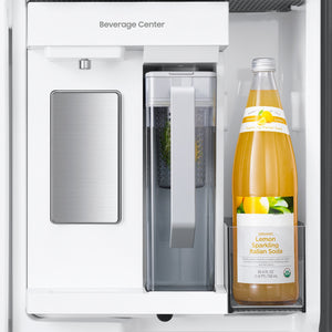 Samsung Standard-Depth Mega Capacity 31.5-cu ft 3 -Door Smart Compatible French Door Refrigerator with Dual Ice Maker with Water Dispenser ( Fingerprint Resistant Stainless Steel ) ENERGY STAR Certified