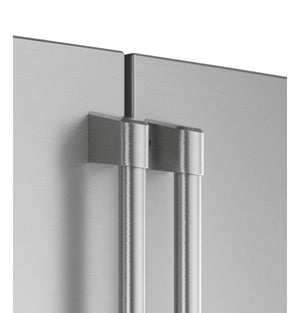 Cafe Counter-Depth 22.3-cu ft 4 -Door Smart Compatible French Door Refrigerator with Ice Maker with Water and Ice Dispenser ( Stainless Steel ) ENERGY STAR Certified