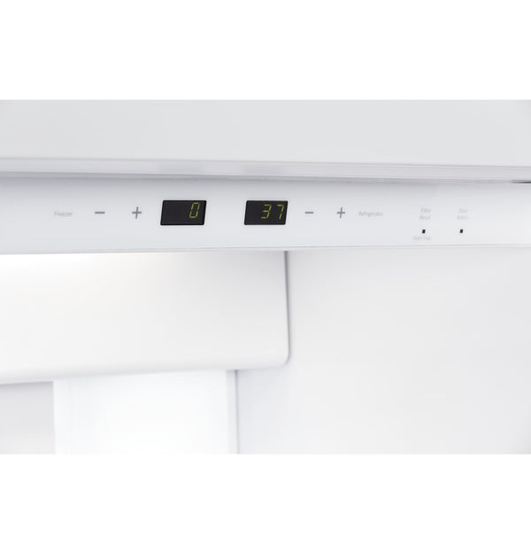 Cafe 29.5-cu ft Counter-Depth Side-by-Side Refrigerator Built-In Smart Compatible with Ice Maker ( Stainless Steel )