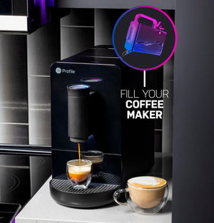 GE Profile Standard-Depth 28-cu ft 4 -Door Smart Compatible French Door Refrigerator with Ice Maker with Water Dispenser and Door within Door ( Fingerprint-resistant Stainless Steel ) ENERGY STAR Certified